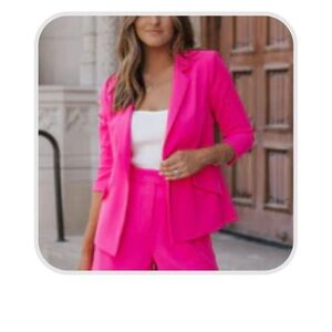 Vibrant Pink Blazer